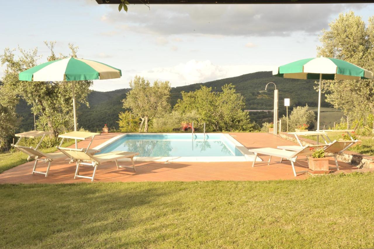 Villa San Regolino whit private pool Radicondoli Esterno foto
