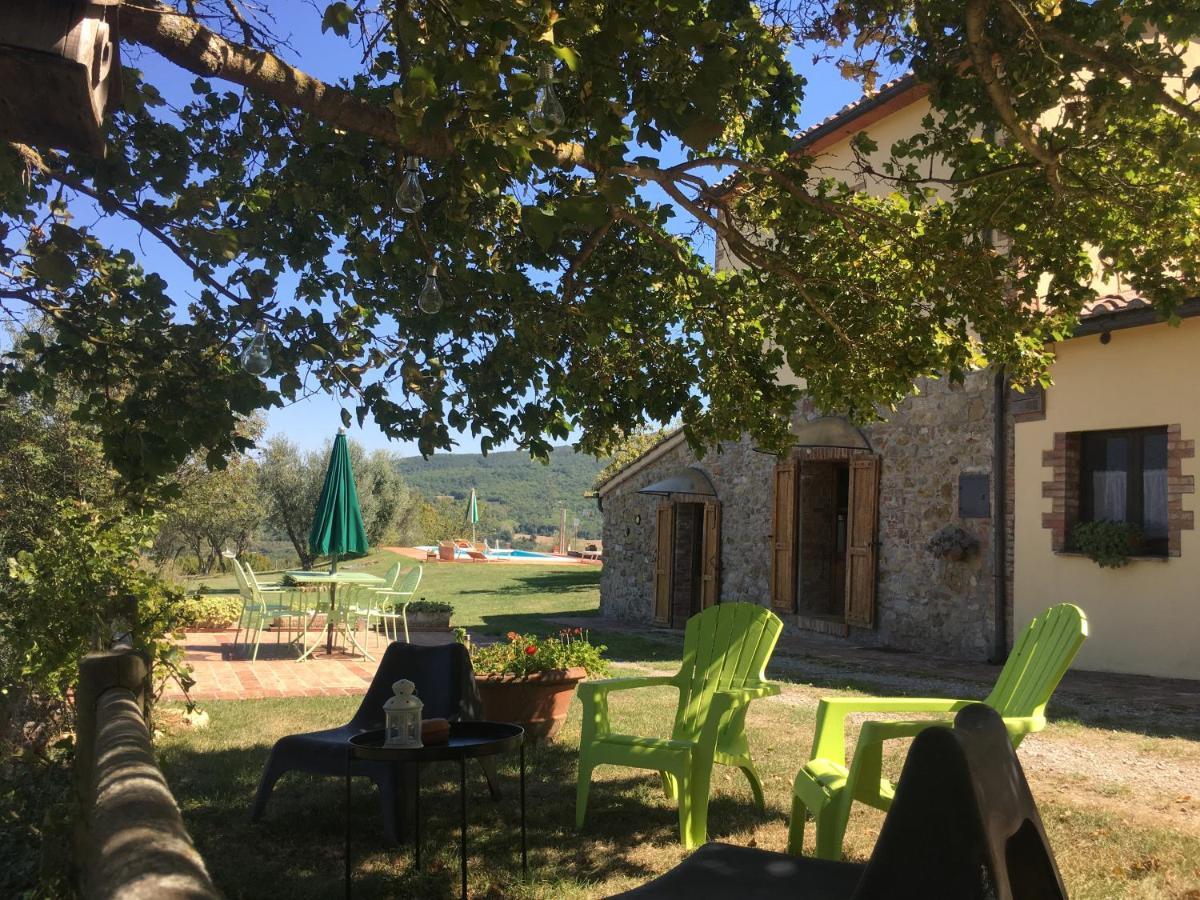 Villa San Regolino whit private pool Radicondoli Esterno foto