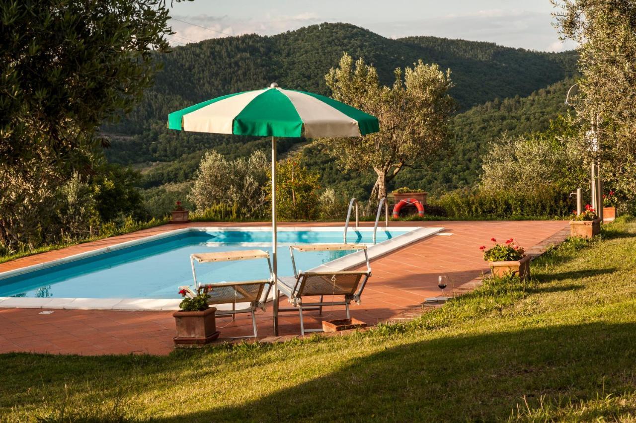 Villa San Regolino whit private pool Radicondoli Esterno foto